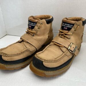 Polo Jeans Co. Ralph Lauren Men’s Ankle boot size 10D. 6 inches high. Preowned.